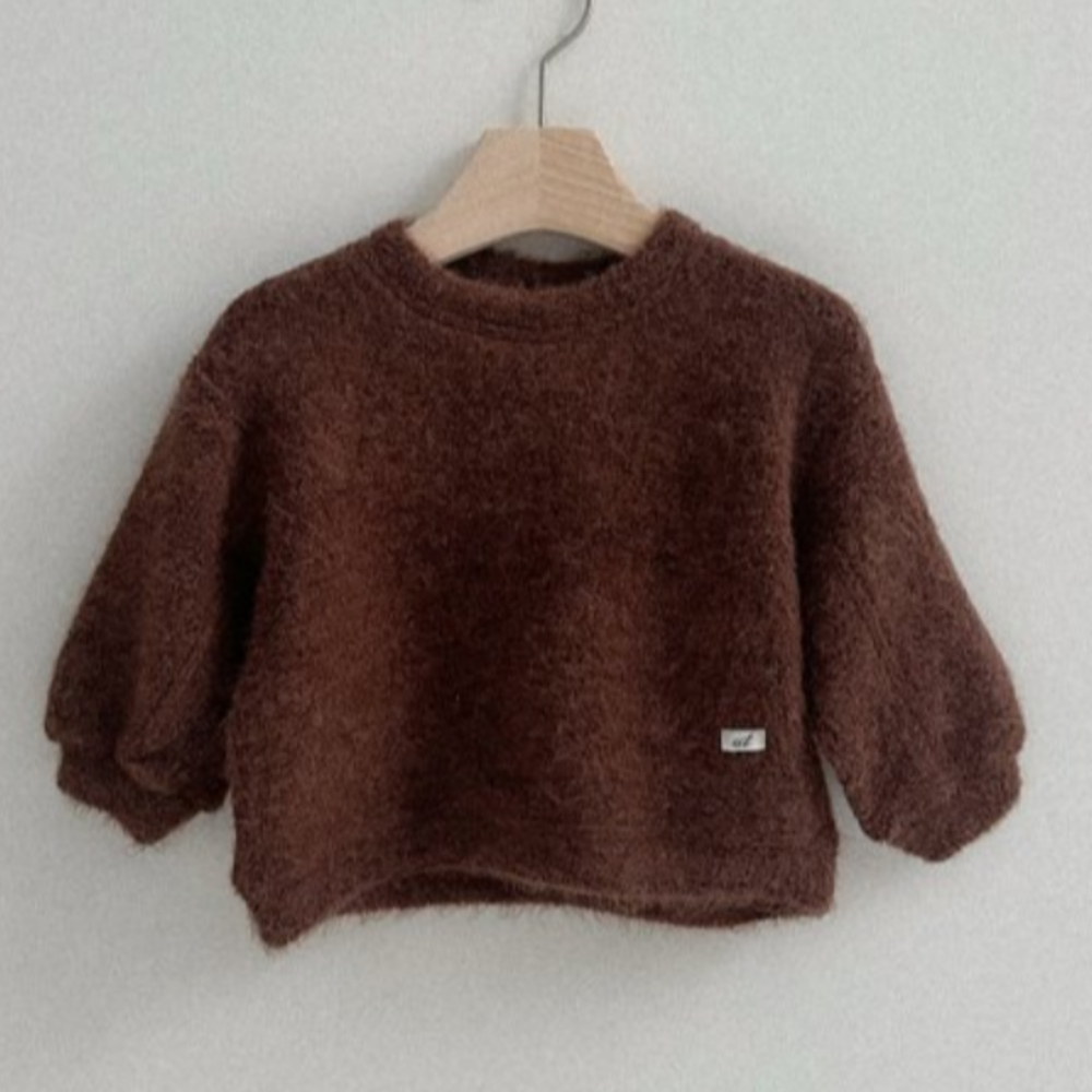 毛毛寬鬆針織衣